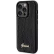 Guess Sequin Script Metal hátlap, tok iPhone 13 Pro Max, fekete