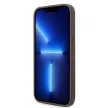 Guess GUHCP14LG4GLBR iPhone 14 Pro 6,1" hátlap, tok 4G Stripe Collection, barna