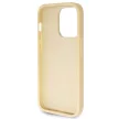 Guess GUHCP14LHG4SGD hátlap, tok iPhone 14 Pro Glitter Script Big 4G, arany