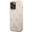 Guess GUHCP14LHG4SHP 4G Vintage Gold Logo iPhone 14 Pro 6,1", hátlap, tok, rózsaszín
