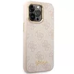 Guess GUHCP14LHG4SHP 4G Vintage Gold Logo iPhone 14 Pro 6,1", hátlap, tok, rózsaszín