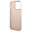 Guess GUHCP14LHG4SHP 4G Vintage Gold Logo iPhone 14 Pro 6,1", hátlap, tok, rózsaszín