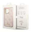 Guess GUHCP14LHG4SHP 4G Vintage Gold Logo iPhone 14 Pro 6,1", hátlap, tok, rózsaszín