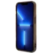 Guess GUHCP14LHGPLHC iPhone 14 Pro 6.1" hátlap, tok Porcelain Collection, barna