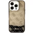 Guess GUHCP14LLC4PSGK iPhone 14 Pro 6.1" hátlap, tok Liquid Glitter 4G Transculent, fekete