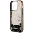 Guess GUHCP14LLC4PSGK iPhone 14 Pro 6.1" hátlap, tok Liquid Glitter 4G Transculent, fekete
