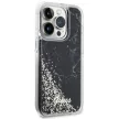 Guess GUHCP14LLCSGSGK iPhone 14 Pro 6.1" hátlap, tok Liquid Glitter Marble, fekete