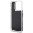 Guess GUHCP14LLCSGSGK iPhone 14 Pro 6.1" hátlap, tok Liquid Glitter Marble, fekete
