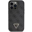 Guess GUHCP14LP4TDSCPK Crossbody 4G Metal Logo iPhone 14 Pro 6.1", tok, fekete
