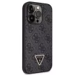 Guess GUHCP14LP4TDSCPK Crossbody 4G Metal Logo iPhone 14 Pro 6.1", tok, fekete