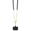 Guess GUHCP14LP4TDSCPK Crossbody 4G Metal Logo iPhone 14 Pro 6.1", tok, fekete