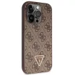 Guess GUHCP14LP4TDSCPW hátlap, tok iPhone 14 Pro Crossbody 4G Metal Logo, barna