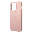 Guess iPhone 14 Pro PU Leather Saffiano (GUHCP14LPSASBPI) hátlap, tok, rózsaszín