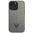 Guess GUHCP14LPSATLG iPhone 14 Pro 6.1 " hátlap, tok SaffianoTriangle Logo, ezüst