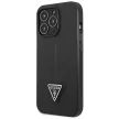 Guess GUHCP14LPSATLK iPhone 14 Pro 6.1" hátlap, tok SaffianoTriangle Logo, fekete
