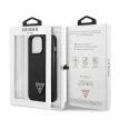 Guess GUHCP14LPSATLK iPhone 14 Pro 6.1" hátlap, tok SaffianoTriangle Logo, fekete