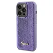 Guess GUHCP14LPSFDGSU Sequin Script Metal iPhone 14 Pro 6.1", hátlap, tok, lila
