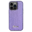 Guess GUHCP14LPSFDGSU Sequin Script Metal iPhone 14 Pro 6.1", hátlap, tok, lila