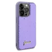 Guess GUHCP14LPSFDGSU Sequin Script Metal iPhone 14 Pro 6.1", hátlap, tok, lila