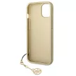 Guess GUHCP14MGF4GBR iPhone 14 Plus 6,7 "a hátlap, tok 4G Charms Collection, barna
