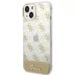 Guess GUHCP14MHG4MHG iPhone 14 Plus 6.7 " hátlap, tok 4G Pattern Script, arany