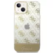 Guess GUHCP14MHG4MHG iPhone 14 Plus 6.7 " hátlap, tok 4G Pattern Script, arany