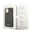 Guess GUHCP14MHG4SHK iPhone 14 Plus 6.7 " hátlap, tok 4G Vintage Gold Logo, fekete