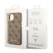 Guess GUHCP14MHG4SHW iPhone 14 Plus 6.7 " hátlap, tok 4G Vintage Gold Logo, barna