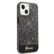 Guess GUHCP14MHGBNHK iPhone 14 Plus 6.7" hátlap, tok Bandana Paisley, fekete