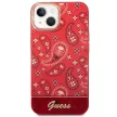 Guess GUHCP14MHGBNHR Bandana Paisley iPhone 14 Plus/15 Plus 6.7" hátlap, tok, piros
