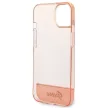 Guess GUHCP14MHGCOP Translucent iPhone 14 Plus/15 Plus 6.7" hátlap, tok, rózsaszín