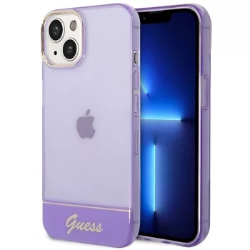   Guess GUHCP14MHGCOU Translucent iPhone 14 Plus/15 Plus 6.7" tok, lila