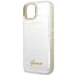 Guess GUHCP14MHGCRHS iPhone 14 Plus 6.7 " hátlap, tok Croco Collection, ezüst