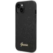 Guess GUHCP14MHGGSHK iPhone 14 Plus/15 Plus 6.7" hátlap, tok Glitter Script, fekete