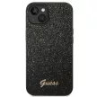 Guess GUHCP14MHGGSHK iPhone 14 Plus/15 Plus 6.7" hátlap, tok Glitter Script, fekete