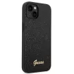 Guess GUHCP14MHGGSHK iPhone 14 Plus/15 Plus 6.7" hátlap, tok Glitter Script, fekete