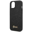 Guess GUHCP14MHGGSHK iPhone 14 Plus/15 Plus 6.7" hátlap, tok Glitter Script, fekete
