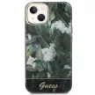 Guess GUHCP14MHGJGHA iPhone 14 Plus 6.7" hátlap, tok Jungle Collection, zöld