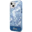 Guess GUHCP14MHGPLHB iPhone 14 Plus/15 Plus 6.7" hátlap, tok Porcelain Collection, kék