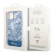 Guess GUHCP14MHGPLHB iPhone 14 Plus/15 Plus 6.7" hátlap, tok Porcelain Collection, kék