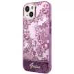 Guess GUHCP14MHGPLHF iPhone 14 Plus 6.7" hátlap, tok Porcelain Collection, rózsaszín