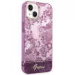 Guess GUHCP14MHGPLHF iPhone 14 Plus 6.7" hátlap, tok Porcelain Collection, rózsaszín