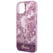 Guess GUHCP14MHGPLHF iPhone 14 Plus 6.7" hátlap, tok Porcelain Collection, rózsaszín