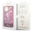 Guess GUHCP14MHGPLHF iPhone 14 Plus 6.7" hátlap, tok Porcelain Collection, rózsaszín