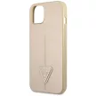 Guess GUHCP14MPSATLE iPhone 14 Plus 6.7" hátlap, tok SaffianoTriangle Logo, bézs