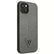 Guess GUHCP14MPSATLG Saffiano Triangle Logo iPhone 14 Plus/15 Plus 6.7", tok, ezüst
