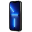 Guess GUHCP14MPSATLG Saffiano Triangle Logo iPhone 14 Plus/15 Plus 6.7", tok, ezüst