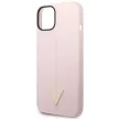 Guess GUHCP14MSLTGU iPhone 14 Plus 6.7 " hátlap, tok Silicone Triangle, lila