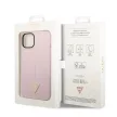 Guess GUHCP14MSLTGU iPhone 14 Plus 6.7 " hátlap, tok Silicone Triangle, lila