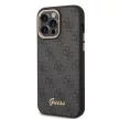 Guess iPhone 14 Pro Max 4G Vintage Gold Logo (GUHCP14XHG4SHK) hátlap, tok, fekete